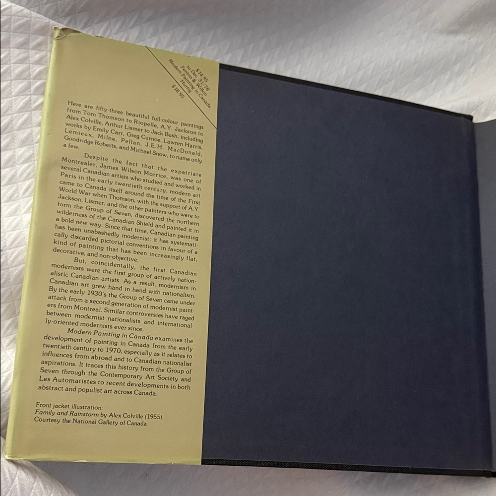 Modern Painting in Canada Hardcover Art Book - Pale Green Cover - Picture 2 of 13